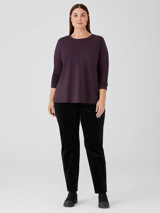 Organic Pima Cotton Jersey Long-Sleeve Tee