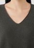 Italian Cashmere V-Neck Top