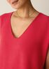 Organic Linen Cotton V-Neck Top