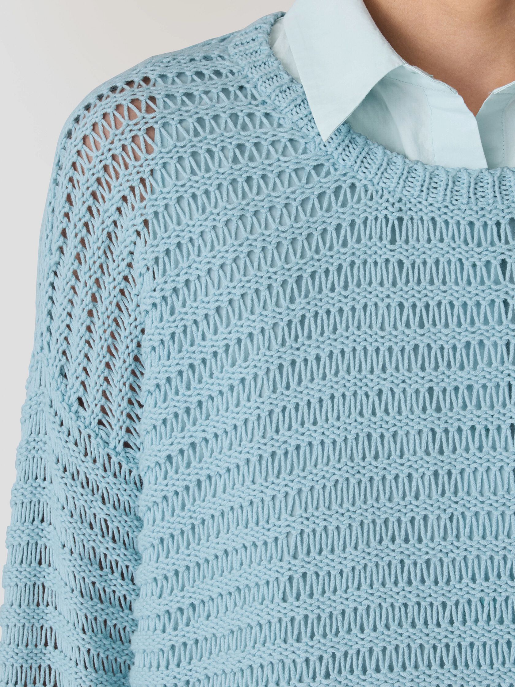 Peruvian Organic Cotton Cord Crew Neck Top