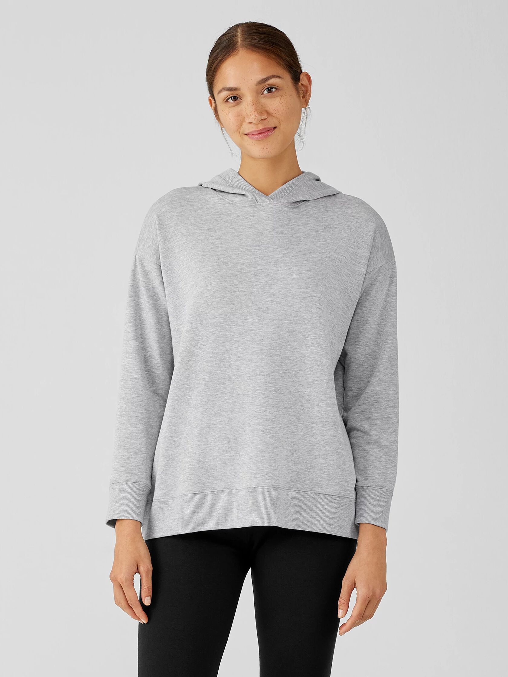 Cozy Brushed Terry Hug Hooded Top