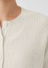 Organic Cotton Chenille Crew Neck Cardigan