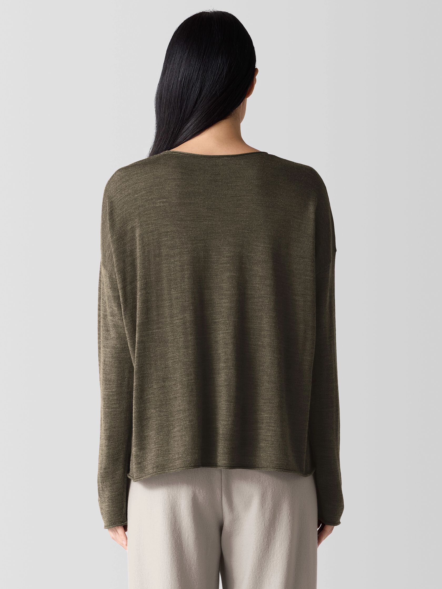 Fine Merino Box-Top in Regenerative Wool