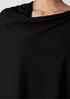 Superfine Merino Poncho in Regenerative Wool