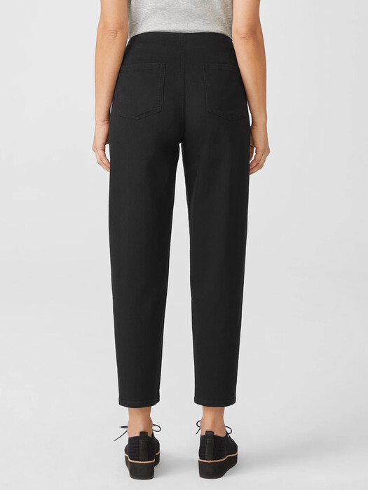 Organic Cotton Denim Tapered Pant