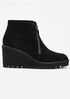 Alto Wedge Bootie in Suede