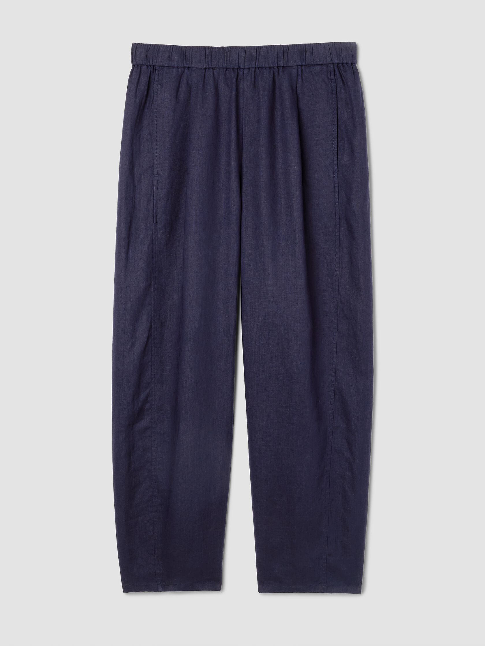 Organic Linen Pleated Lantern Pant