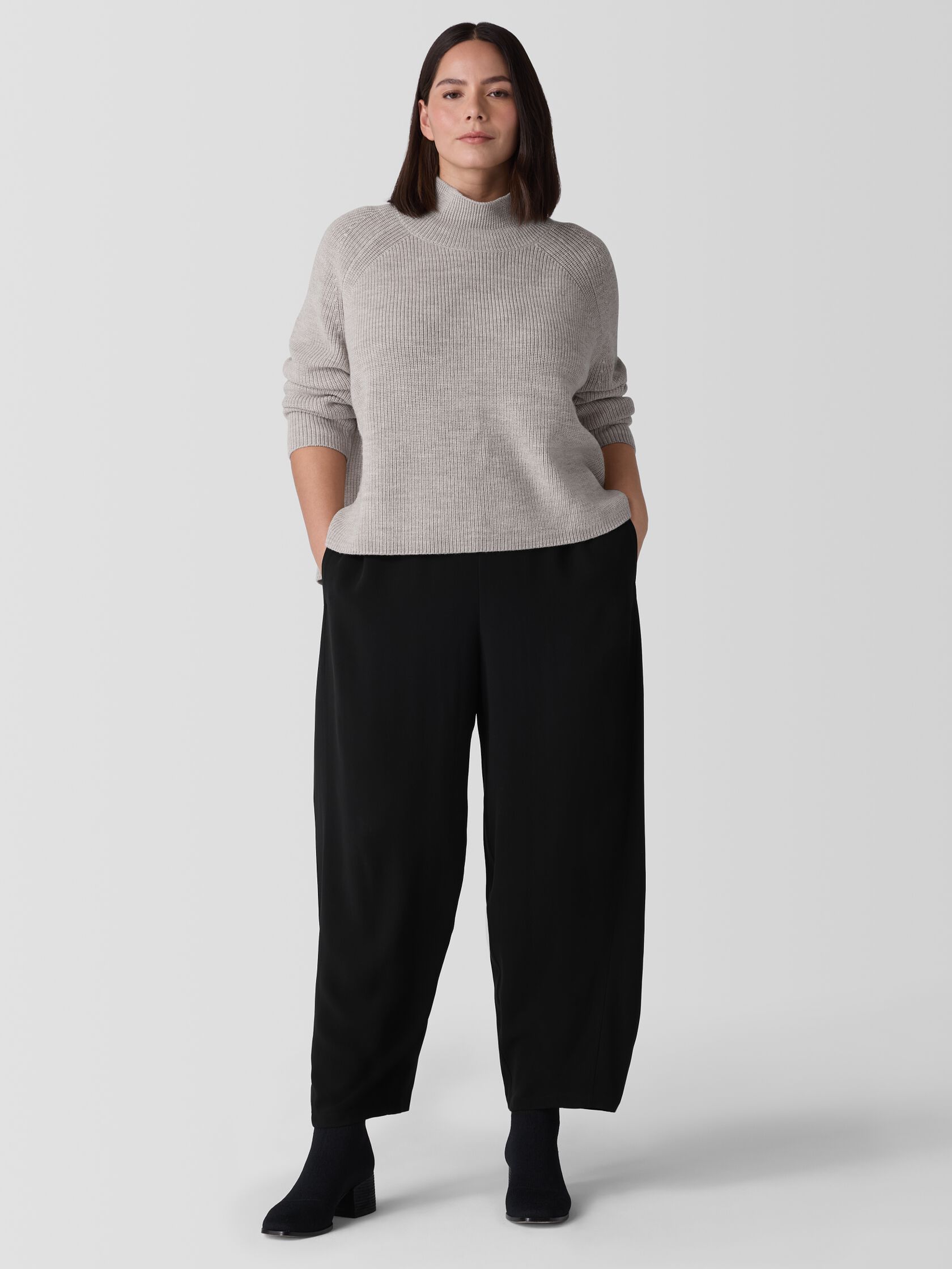 Merino Turtleneck Top
