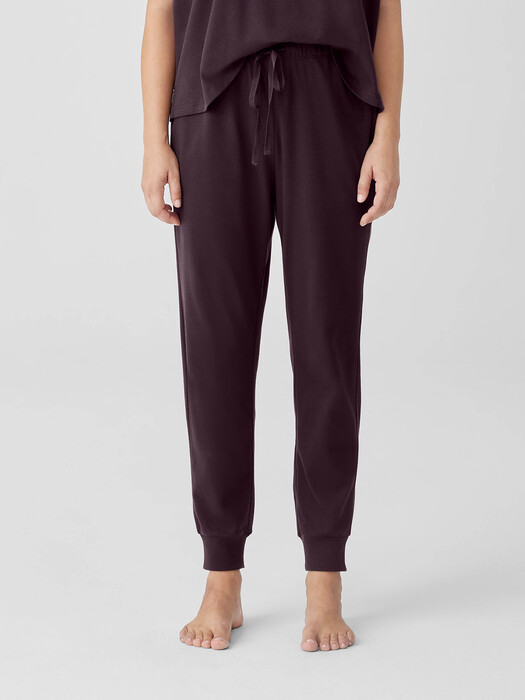Organic Cotton Interlock Jogger Sleep Pant