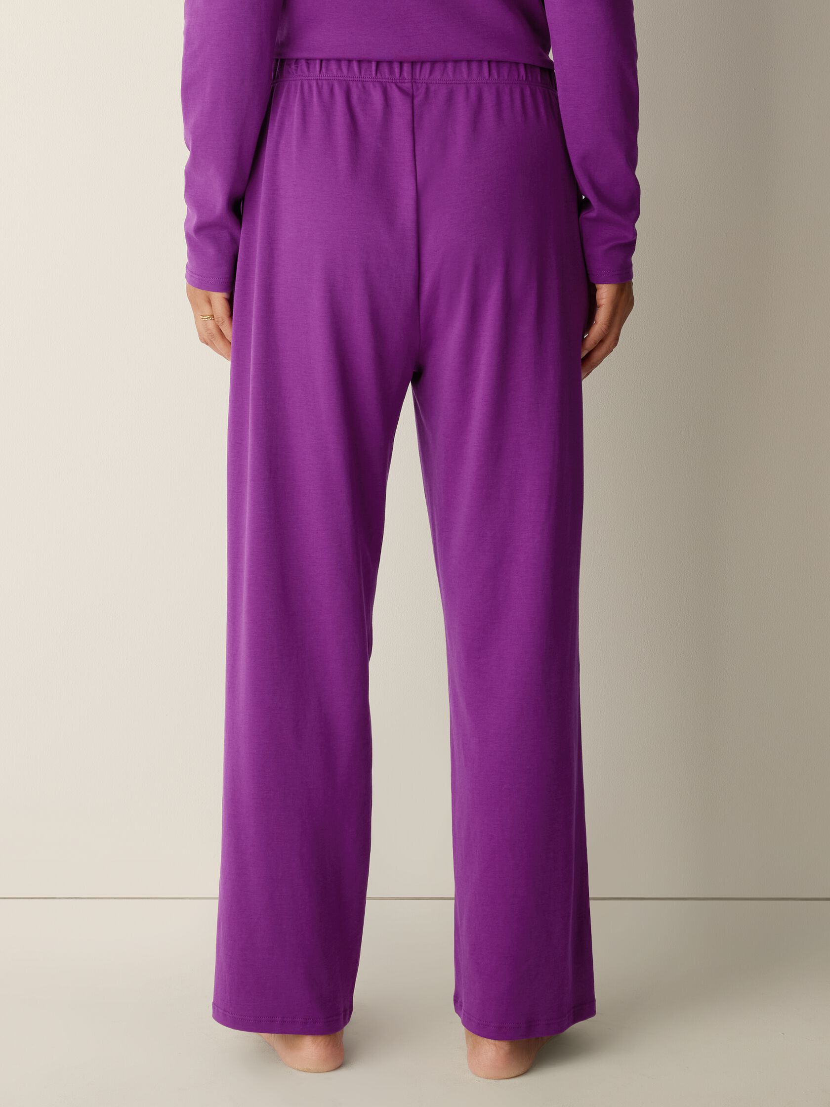 Organic Cotton Interlock Straight Sleep Pant