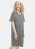 Organic Cotton Hemp Melange V-Neck Dress