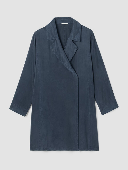 Sandwashed Twill Trench Coat