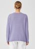 Peruvian Cotton Blend Crew Neck Top