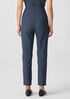 Washable Stretch Crepe High-Waisted Pant