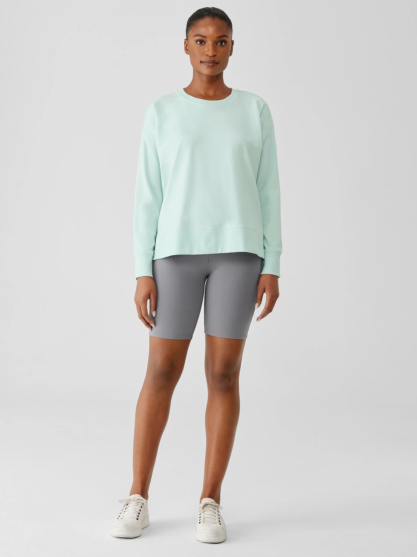 stretch jersey shorts
