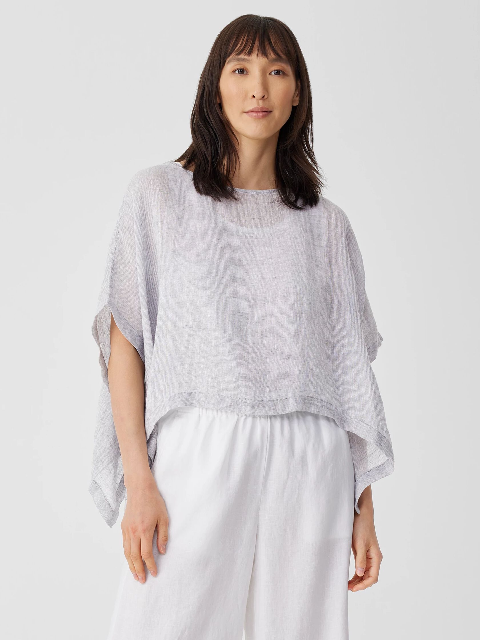 Linen Gauze Poncho