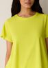 Organic Cotton Slubby Jersey Crew Neck Tee