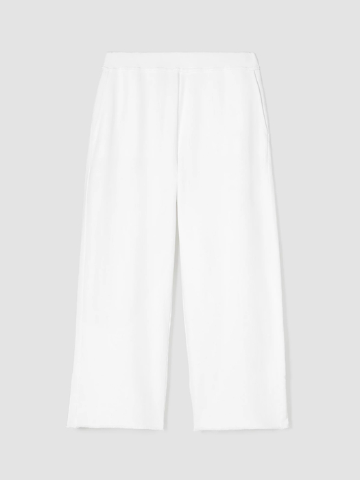 Lightweight Organic Cotton Terry Straight Pant