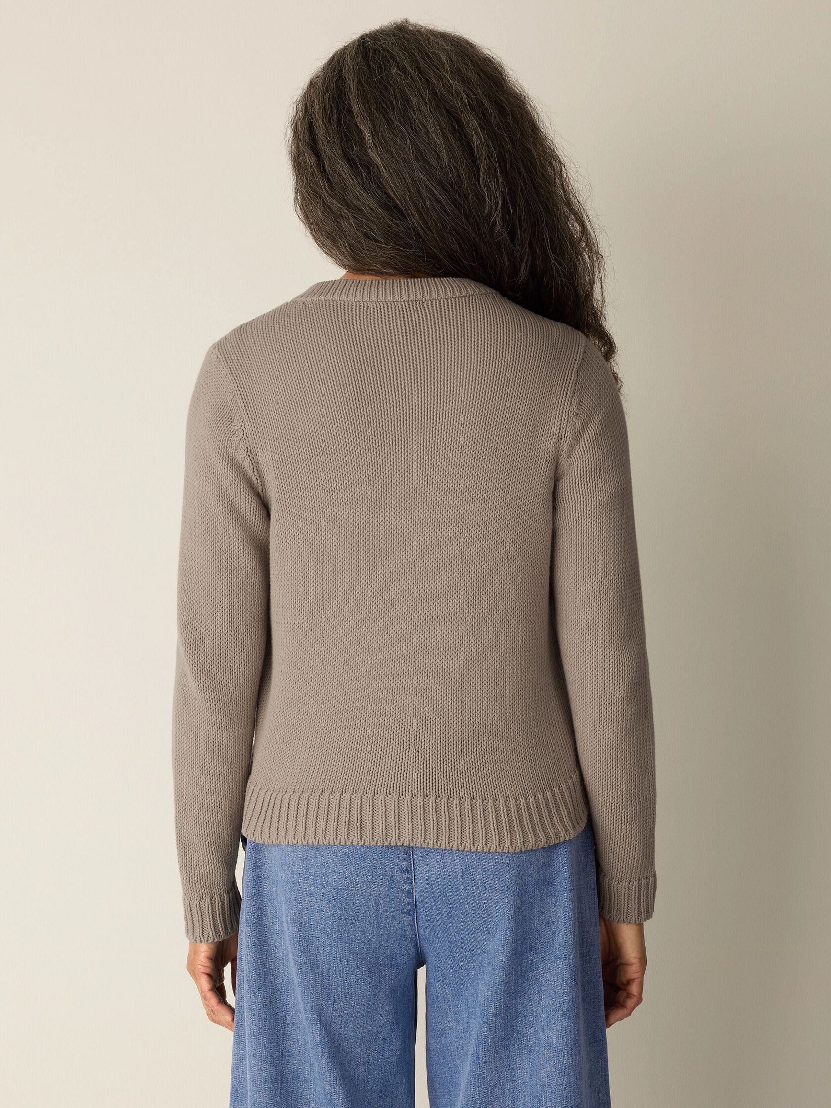 Peruvian Organic Cotton Cord Jersey Cardigan