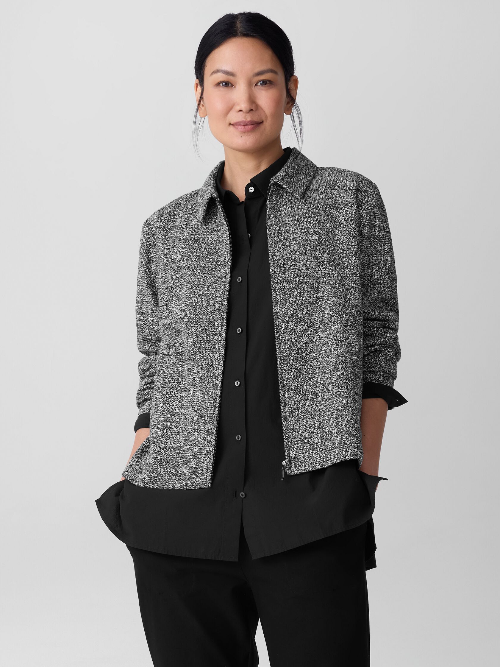 Organic Cotton Tweed Jacket