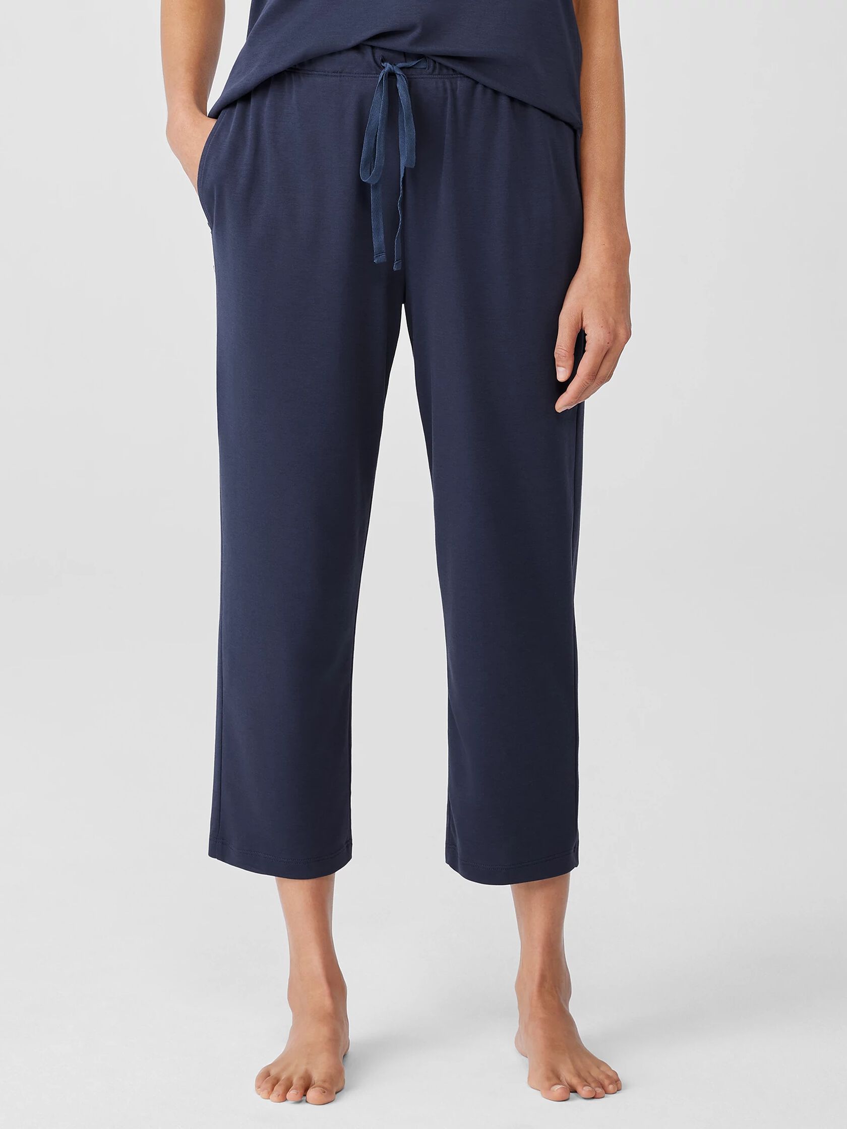 Organic Cotton Interlock Slouchy Sleep Pant