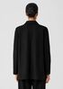 Boiled Wool Jersey Long Blazer
