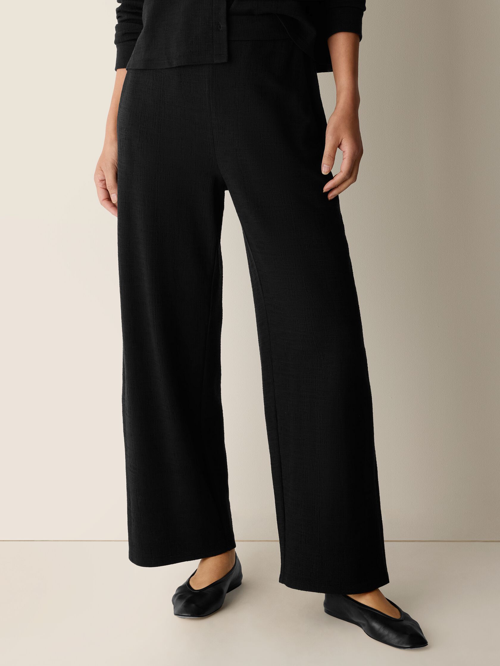 Cross Hatch Stretch Jersey Straight Pant