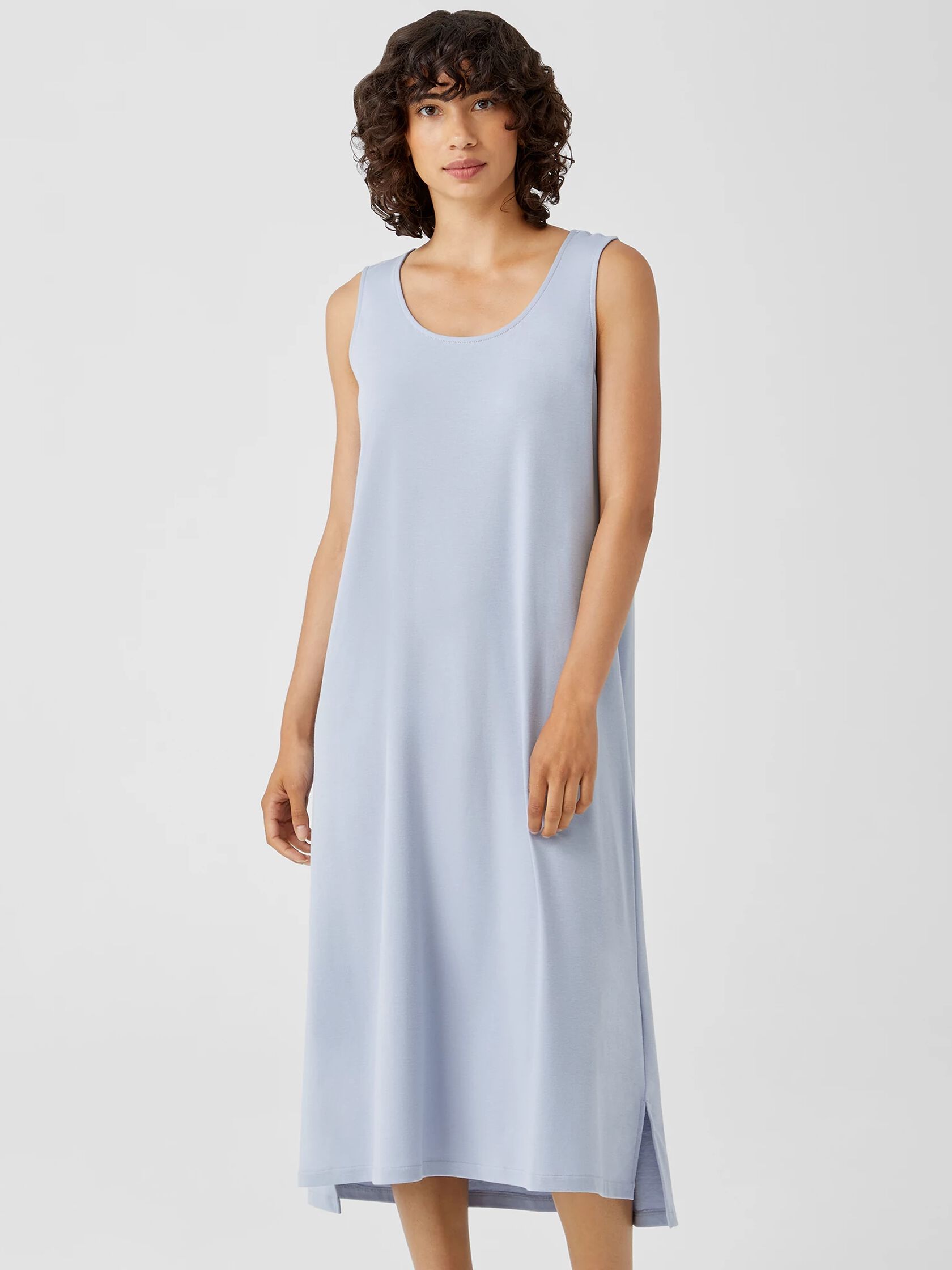 Cozy Organic Cotton Interlock Tank Dress