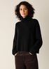 Italian Merino Turtleneck Top in Regenerative Wool