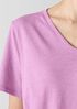 Organic Cotton Slubby Jersey V-Neck Tee