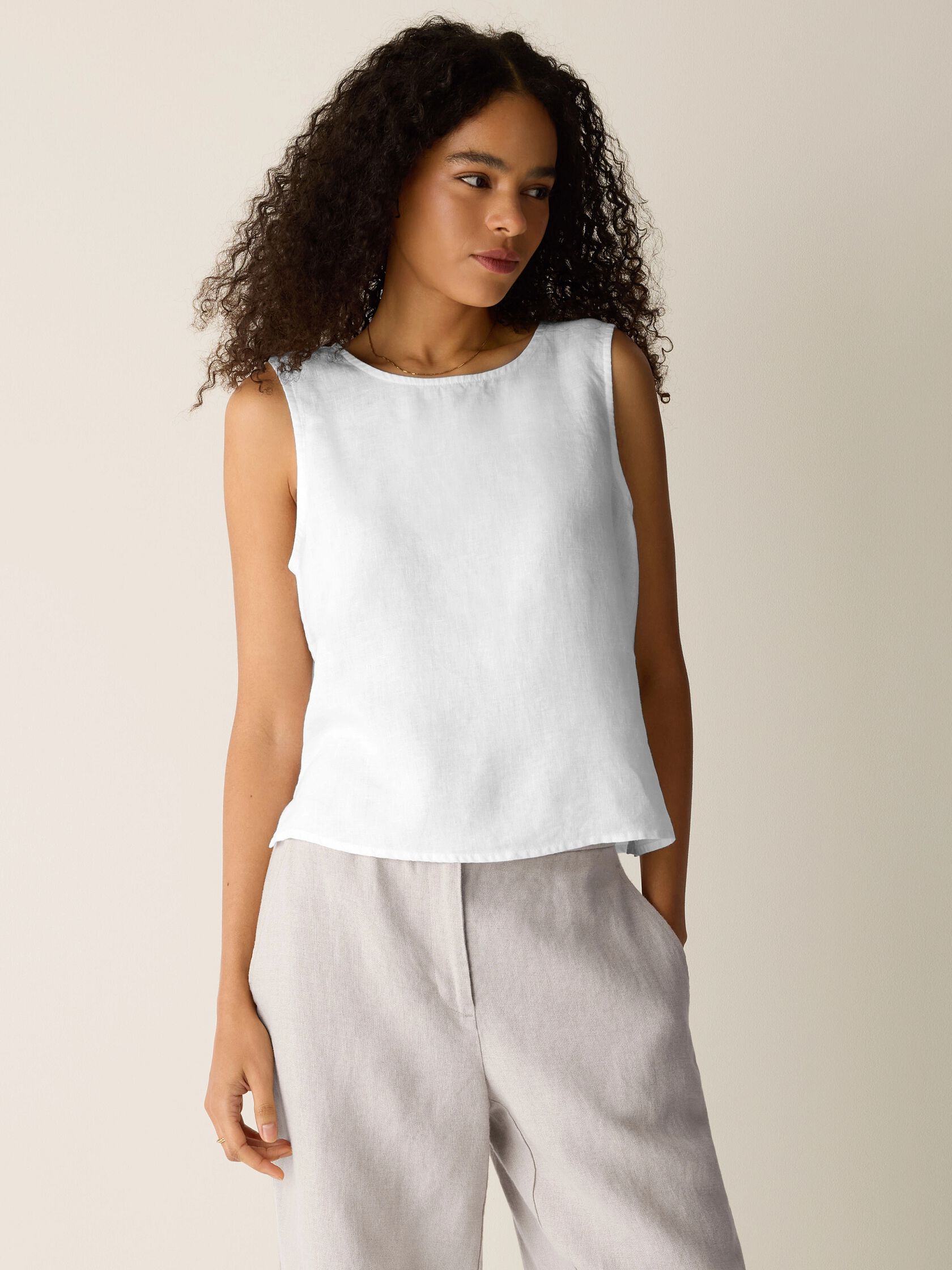 Organic Linen Shell