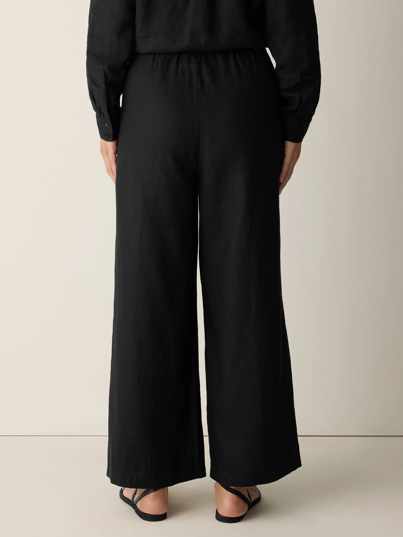 Organic Linen Wide-Leg Pant