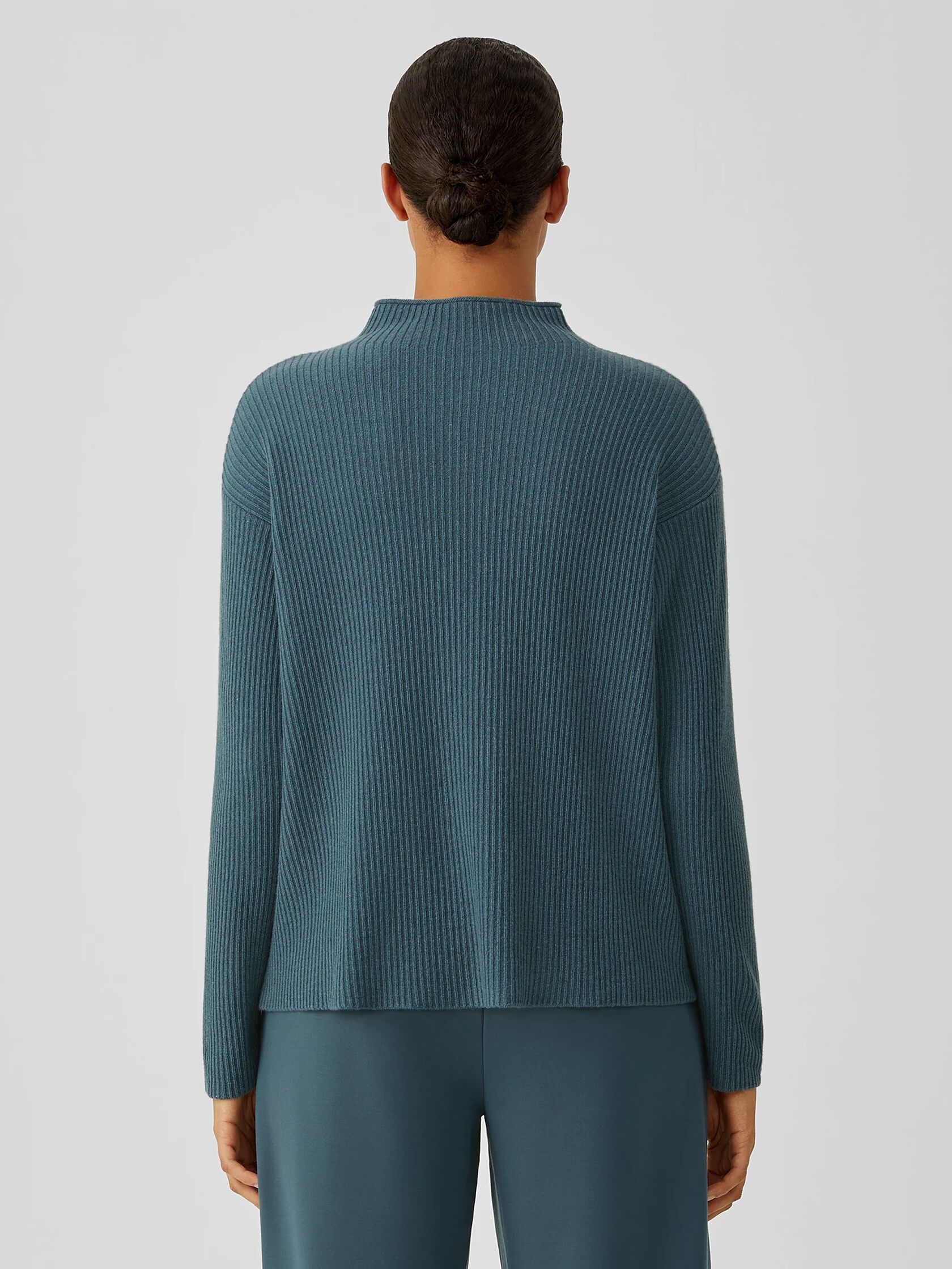 Italian Cashmere Funnel Neck Top