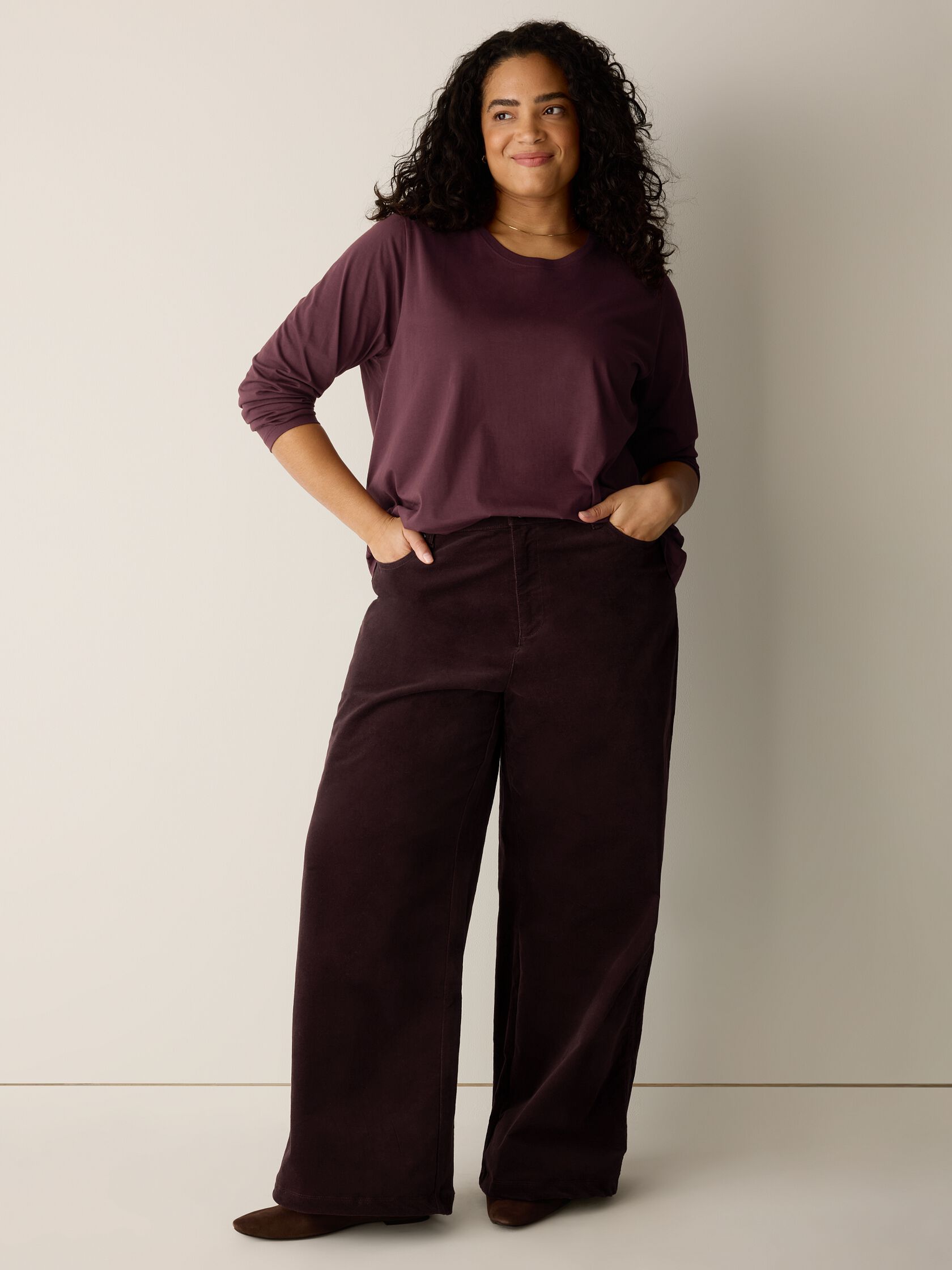 Organic Pima Cotton Jersey Long-Sleeve Tee