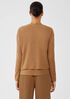 Organic Linen Cotton Tuck Cropped Cardigan