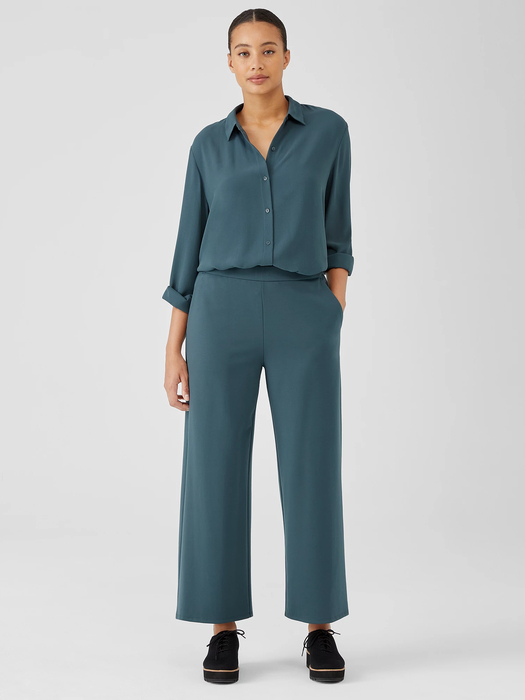 Washable Flex Ponte Wide-Leg Pant