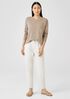 Undyed Organic Cotton Denim Tapered Pant