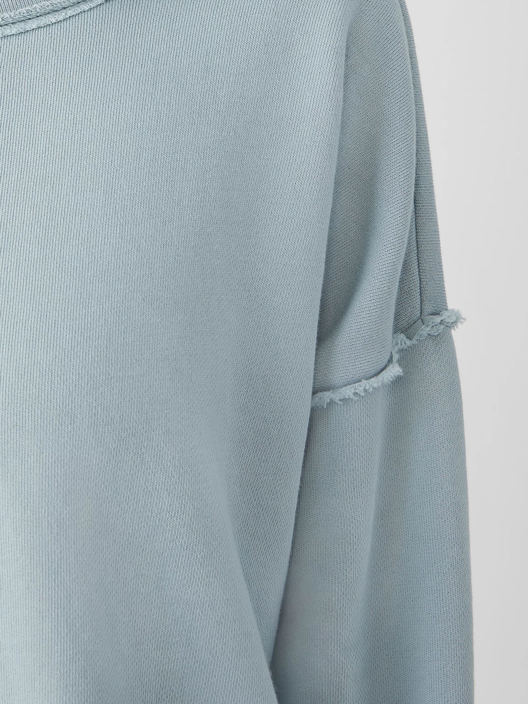 Organic Cotton French Terry Crew Neck Top