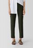 Washable Stretch Crepe Pant with Slits