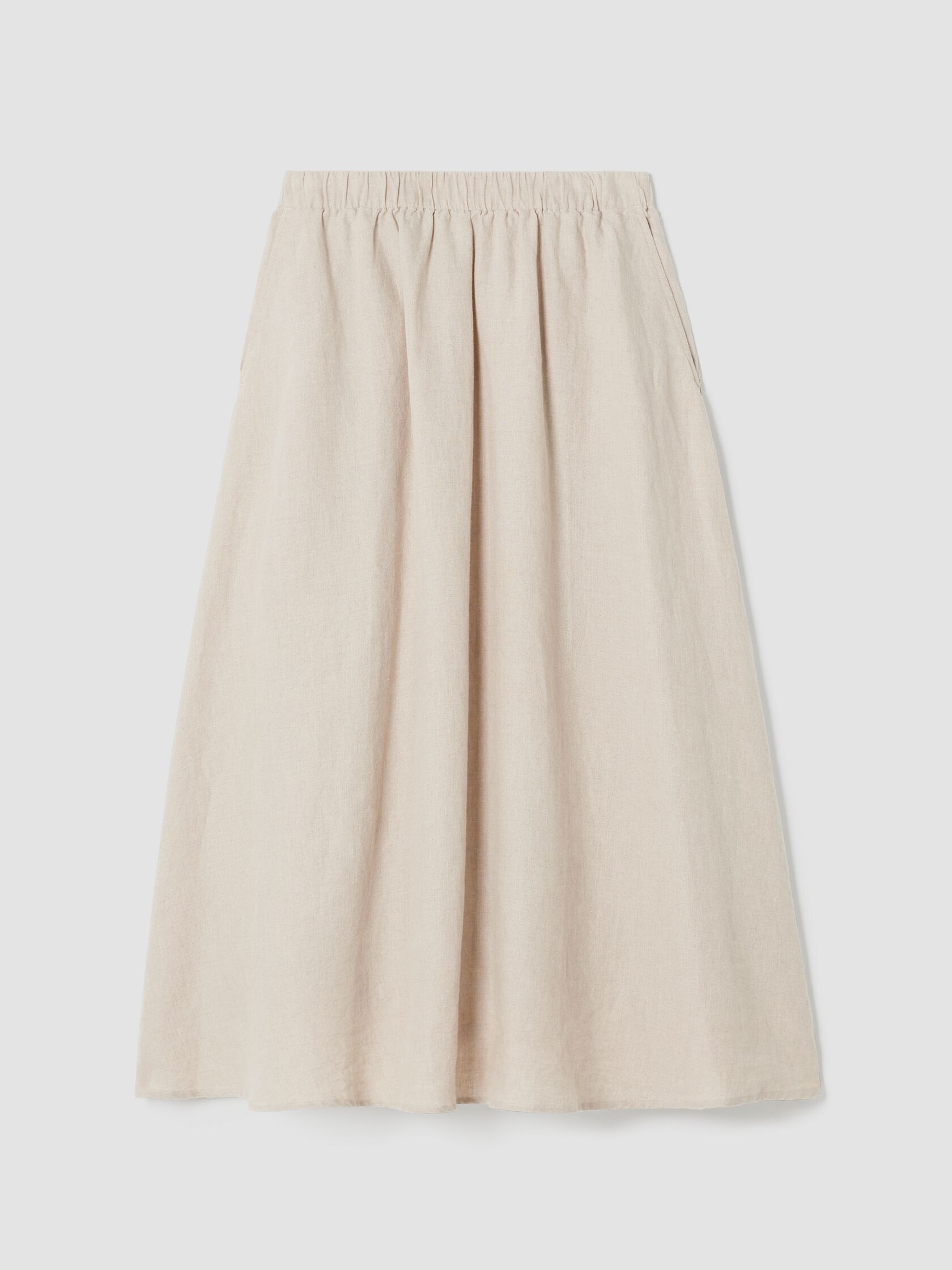 Organic Linen Pocket Skirt