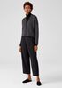 Merino Cropped Cardigan in Regenerative Wool