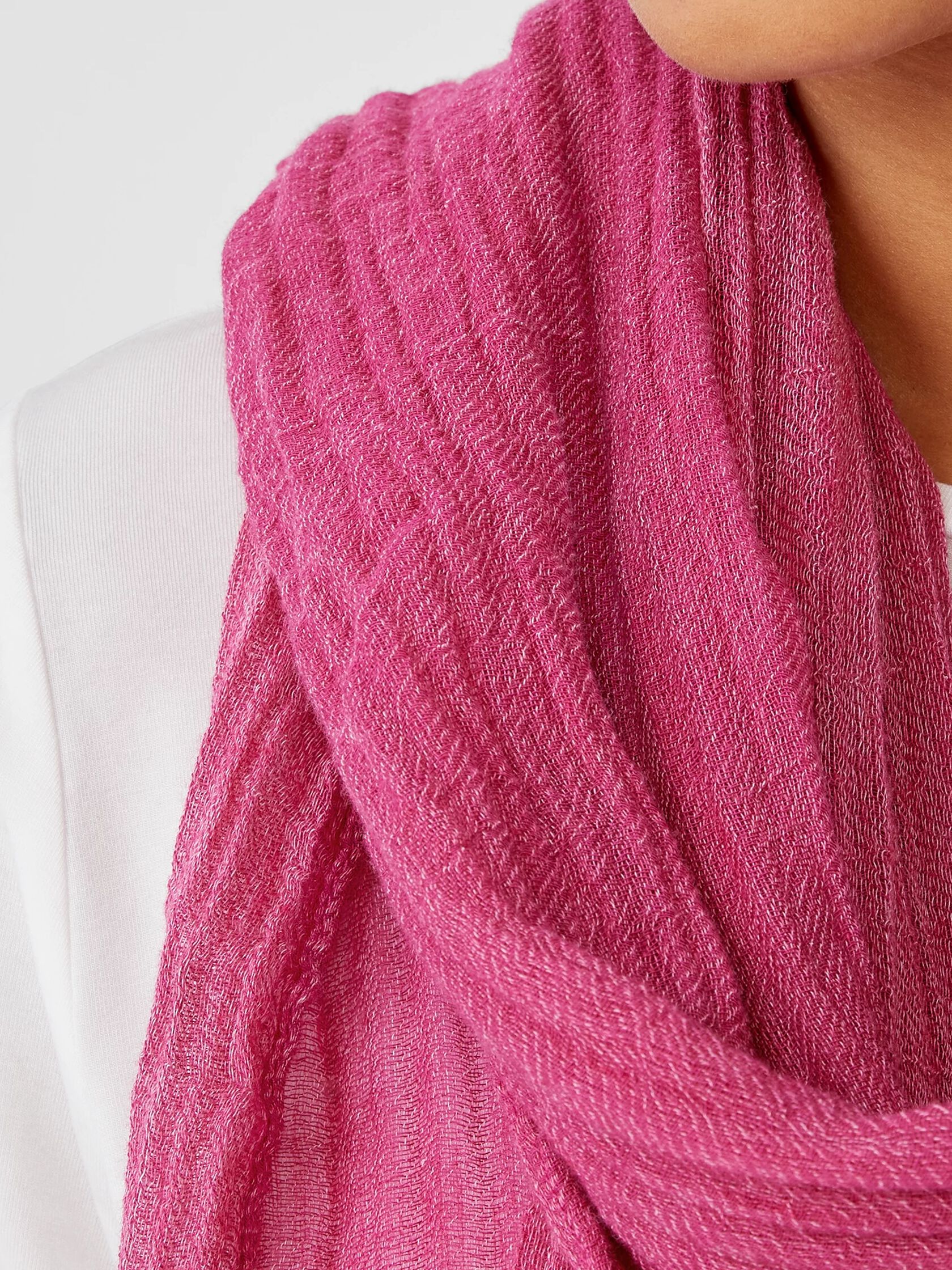 Crinkled Cotton Scarf