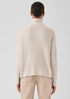 Peruvian Organic Cotton High Collar Cardigan