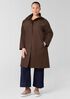 Light Cotton Nylon Stand Collar Coat