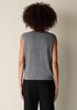 Wool Shimmer Vest in Regenerative Wool