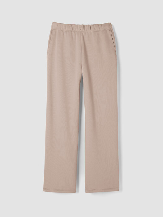 Organic Cotton French Terry Straight Pant