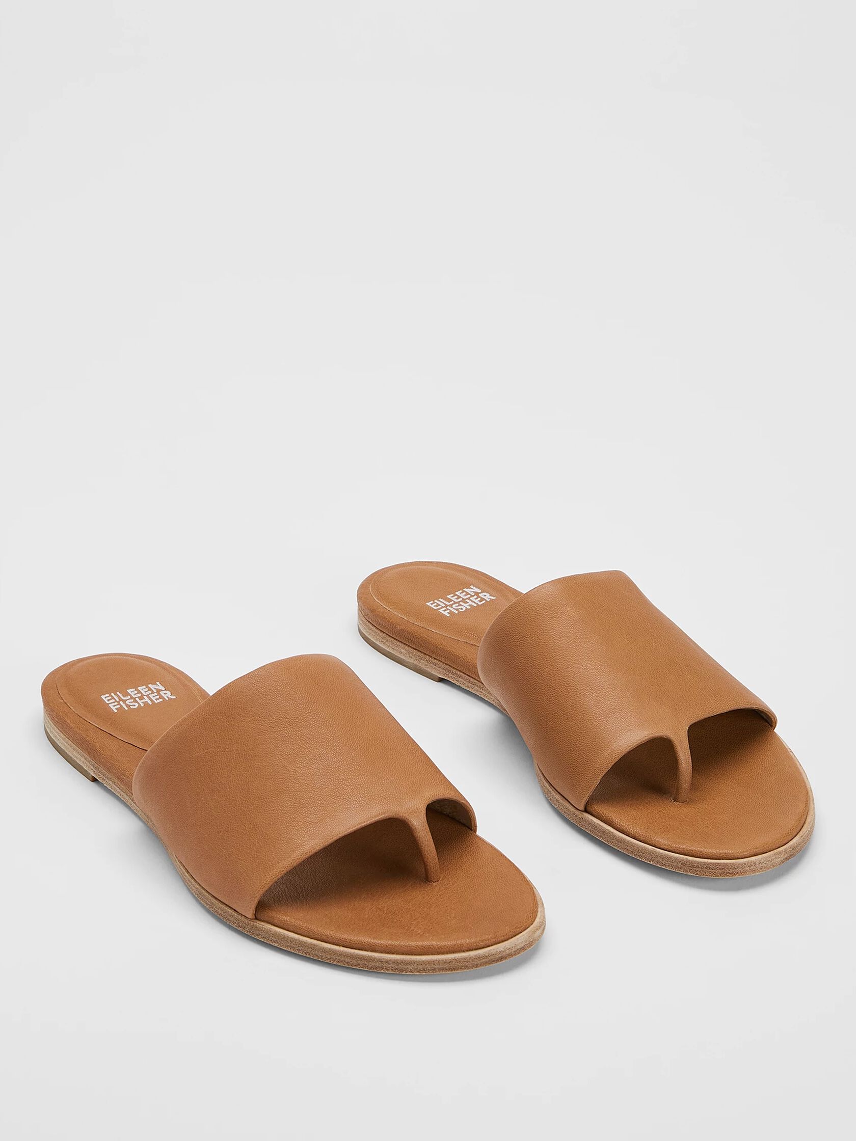 Edge Leather Slide Sandal