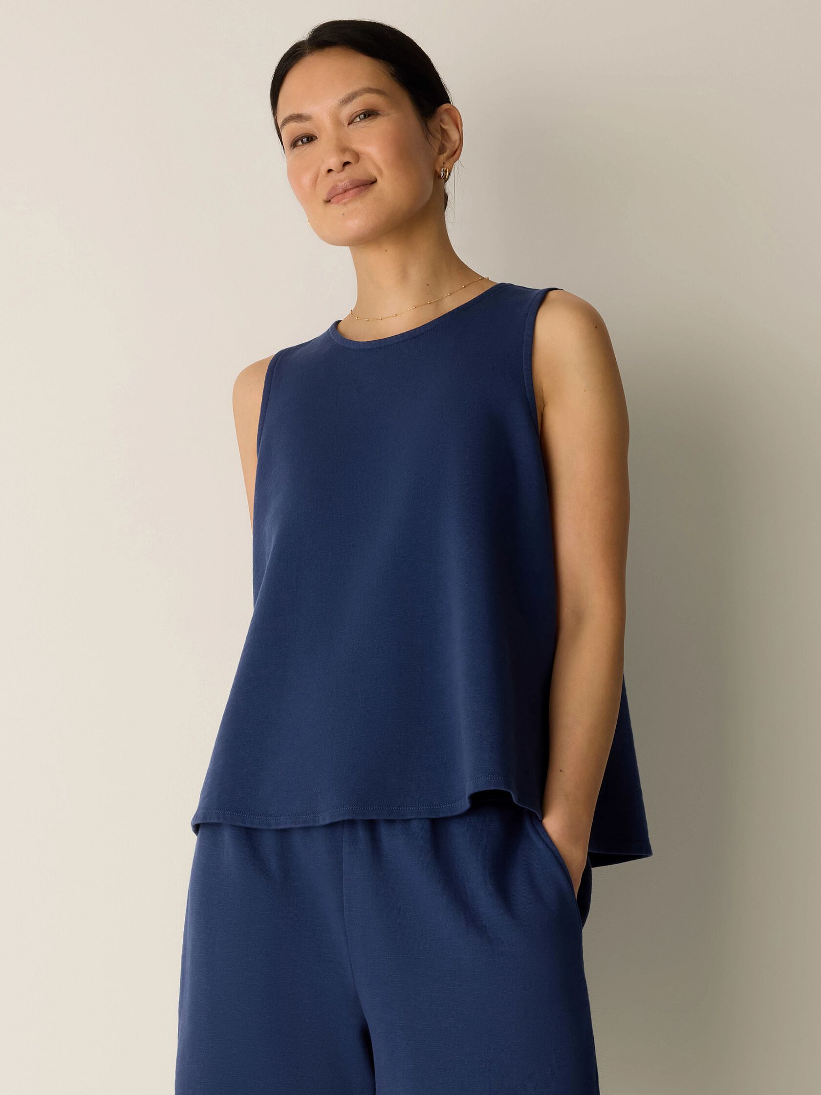 Garment-Dyed Organic Cotton Terry Shell