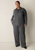 Cozy Waffle Knit Classic Collar Shirt