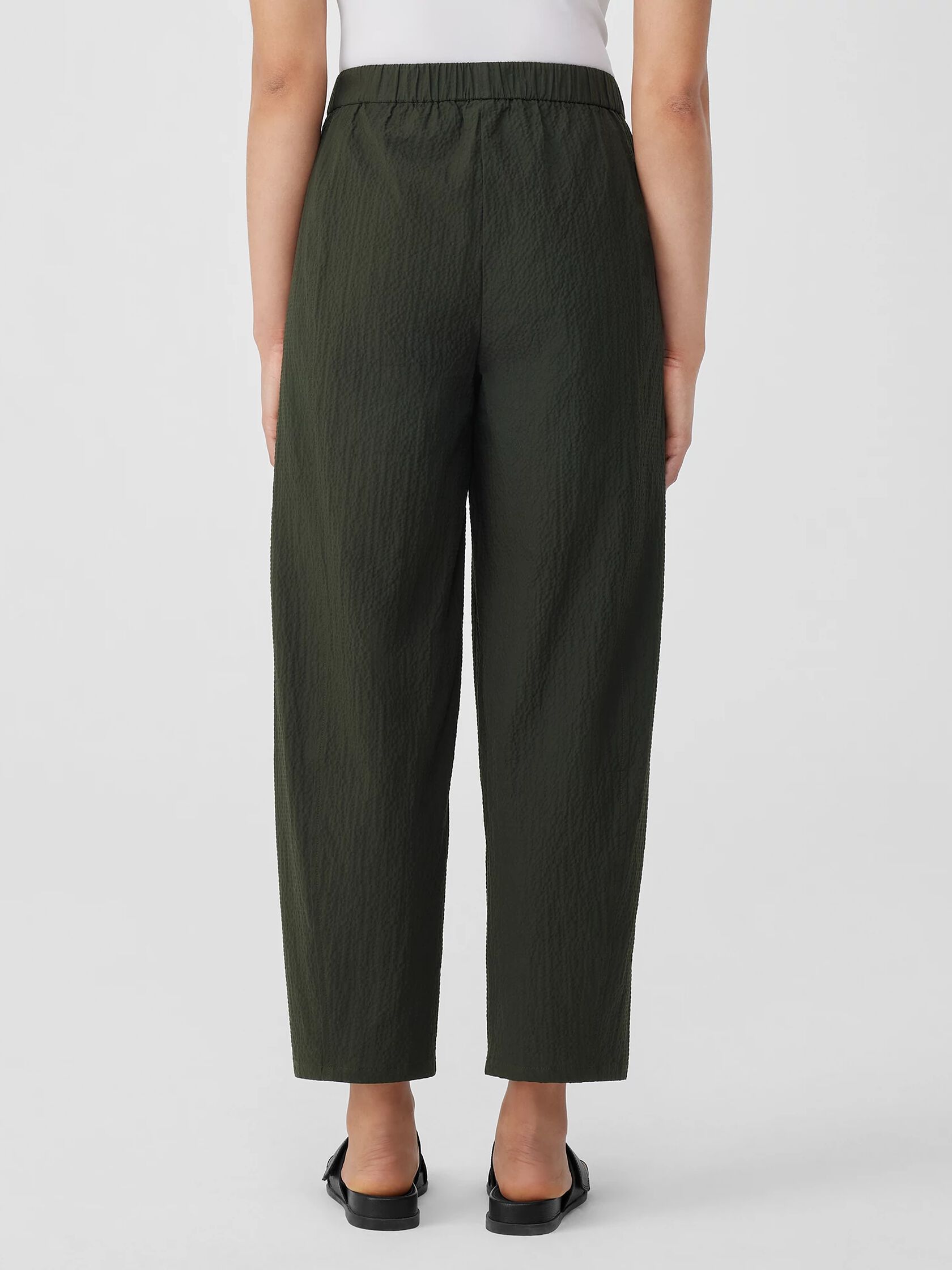 Organic Cotton Pucker Lantern Pant